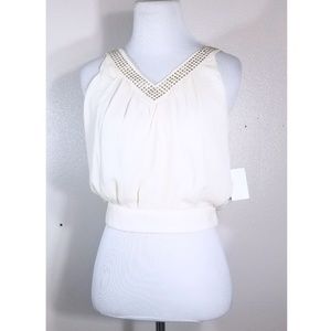 NWT Charlotte Russe Soft Biege Crop Top